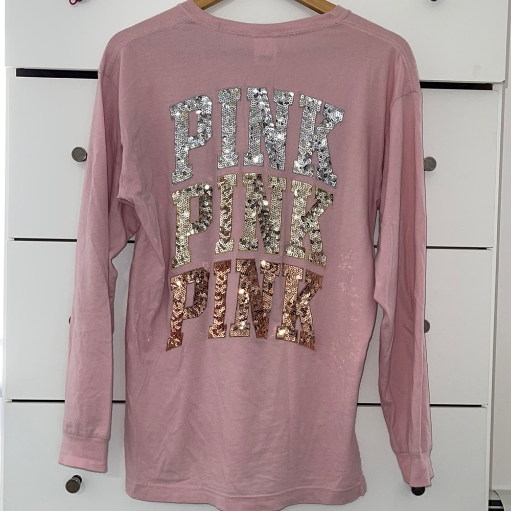 PINK long sleeve tee